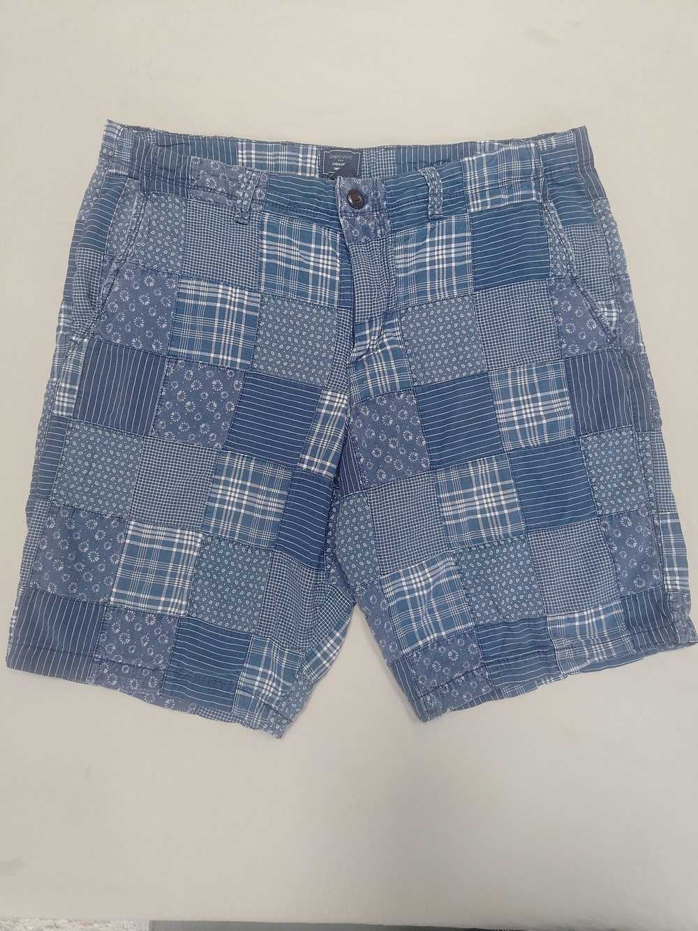 GAP Patchwork Blue Patterned Men's Shorts